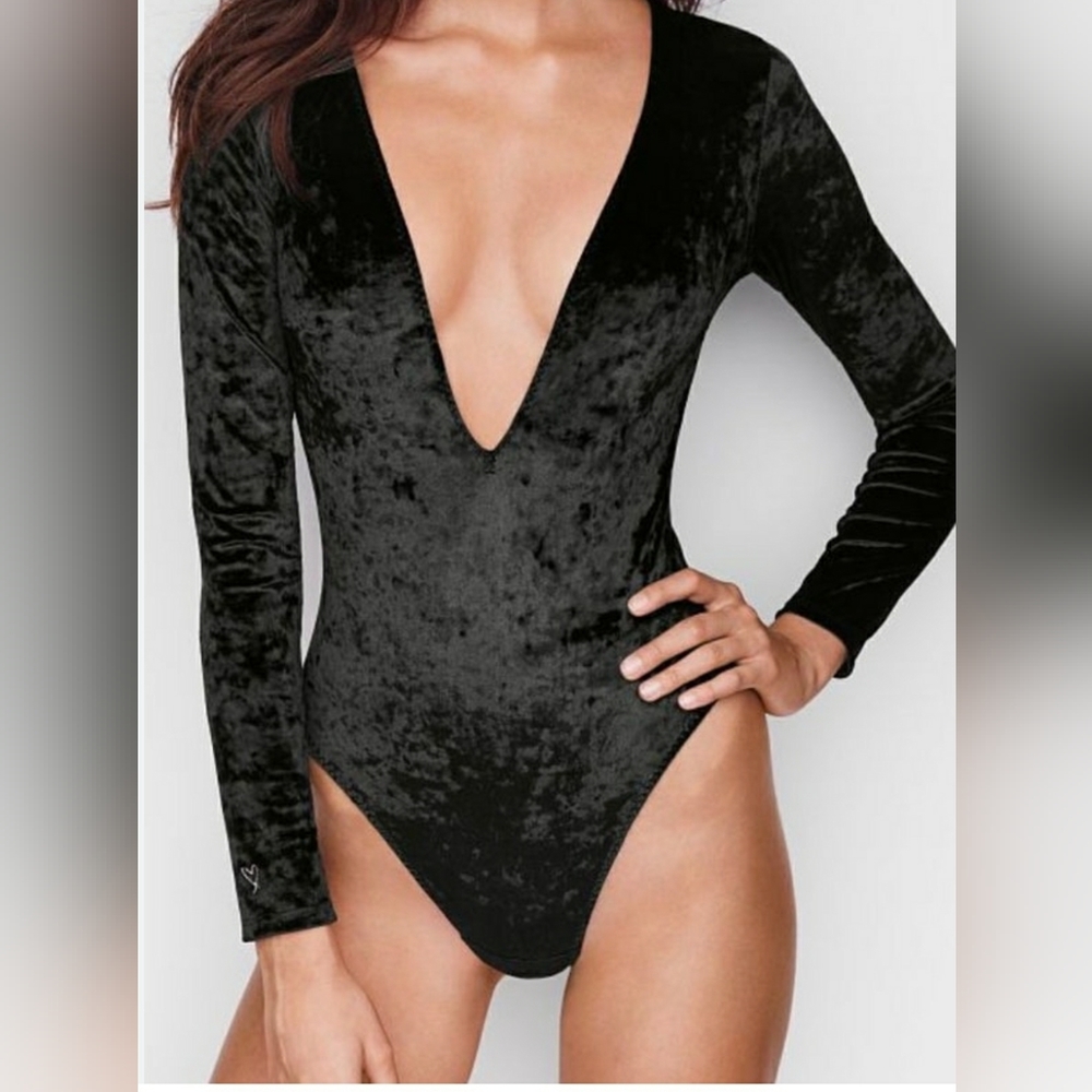 Victoria secret velvet body suit
